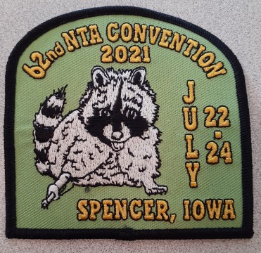 VIRGINIA TRAPPERS ASSOCIATION  DIST 8 FOX TRAPPING TRAP 4" SEW-ON PATCH 